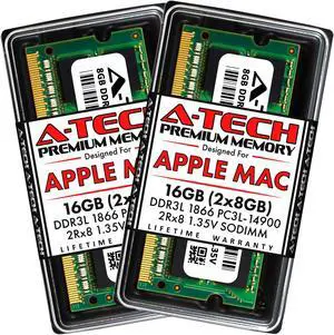 A-Tech 16GB (2x8GB) RAM for Apple iMac Late 2015 27 inch Retina 5K | DDR3L 1866MHz / 1867MHz PC3L-14900 1.35V 204-Pin SODIMM Memory Upgrade Kit