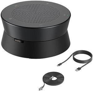 NEARITY A20S Conference Speaker and Microphone, USB Speakerphone w/8 Mics, 16ft Voice Pickup, AI 2.0 Noise Cancelling, USB Speakermic with Daisy Chain, Works with Microsoft/Teams/Google Meet