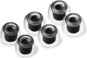 AZLA SednaEarfit XELASTEC 2 (SS/S/MS) - Earbud Tips for Wireless Headphones - Noise Canceling Earbuds Replacement Tips - Eartips Compatible with Sony, Samsung, Beats, JLab, Skullcandy, Sennheiser