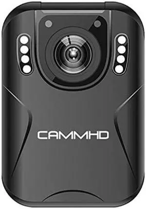 CAMMHD H4-32G Body Camera 1920P HD Body Cam with Audio and Video Recording Work 9 Hours, Police Body Camera with Night Vision Support External SD Card up to 512G