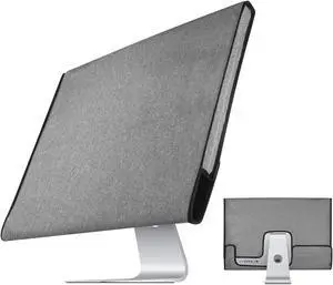 CaSZLUTION Monitor Dust Cover Compatible with iMac 27 inch All in one Desktop Computer - Oxford Fabric Monitor Dust Cover Protective Screen Sleeve for iMac 27", Gray