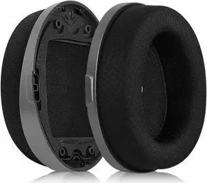HyperX Earpads Replacement Protein Net Cloth Ear Pads Cushions Cover Repair Parts Compatible with Kingston HyperX Cloud Orbit S-Gaming Headsets (Black with Buckle)