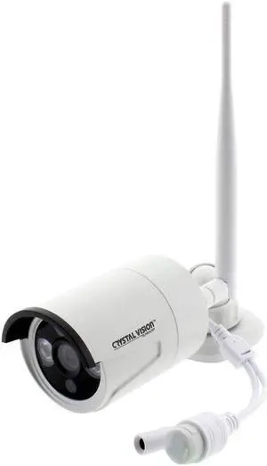 Crystal Vision CVT-3010W 720P Wireless Replacement Camera (Ethernet Type) for CVT9604E/CVT9608E