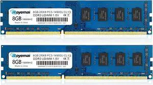 16GB PC3-14900U 2X8GB DDR3 14900 1866MHz PC3-14900 16G 2Rx8 240-pin Udimm CL13 1.5V Desktop RAM Memory Module