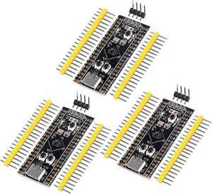 DORHEA 3Pcs STM32F411 Development Board V3.0 STM32F411CEU6 STM32F4 Learning Board 100Mhz Freq 128KB RAM 512KB ROM for Programming