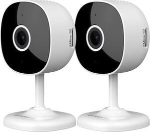 GALAYOU Indoor Home Security Cameras - 2K WiFi Surveillance Camera with Two-Way Audio for Baby/Pet/Dog/Nanny, smart siren with Phone App, SD/Cloud Storage, works with Alexa & Google Home G7-2PACK