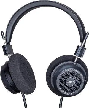 GRADO SR125x Prestige Series Open-Back - Wired Over-Ear Dynamic Headphones with 44mm Drivers - Hand-Assembled in Brooklyn - Lightweight Hi-Fi for Audiophiles