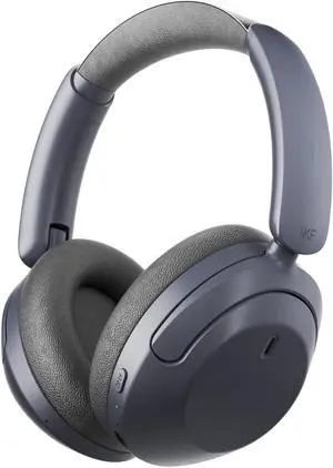 iKF-T3 Wireless Headphones Bluetooth 5.3 Active Noise Cancelling 125H Playtime Hi-Res Smart App Control 38ms Low Latency Foldable Lightweight Headset for PC Home Travel Office (WuMai-Blue)