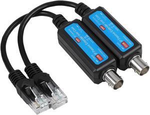 JTLB Ethernet Over Coax Adapter Moca Adapter 17x9x3 1Pair 10 100Mbps 1Ch Passive Ip Coaxial Transmitter Receiver Extender for Ip Nvr Camera