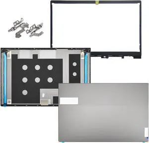 Replacement LCD Back Cover Top Case Lid Front Bezel with Hinges for 15.6" Lenovo ThinkBook 15 G2 ITL/ARE & ThinkBook 15 G3 ACL/ITL Series Laptop 5CB1B34808 5CB1B34809 5B30S18986 5CB1B34807 AP2XE000B30