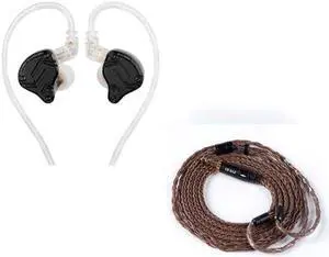 Kinboofi KZ ZS10 PRO X HiFi IEM KZ Earbuds+2 PIN KBEAR 16 Core IEM Earphone Cable