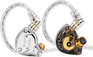 Gaming Earbuds IEM Headphone,KZ ZS10 PRO in Ear Monitor IEM Headphone,4BA+1 DD Bass Professional Earphone with Detachable Cable for Musicial System (ZS10PRO-Black, No Microphone)...