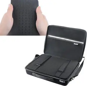 KIPYENB Electronics Bag,DIY Sponge Protection Electronic Organizer Travel Carrying Case Tech Accessories Hard Case Tech Pouch for Mouse Projector Charger Phone Earphone Hard Disk BLACK-10