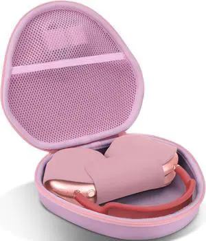 Lebakort Hard Case Compatible with Apple AirPods Max Over-Ear Headphones (Pink Case)