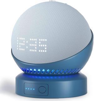 Liboer Battery Base for Echo Dot 5th Generation Make Echo dot 4th Portable Echo Dot 5th and Homepod Mini 2 Stand Accessories