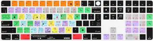 XSKN Ableton Live hotkey Silicone Keyboard Cover Skin for 2021 Released Apple iMac M1 24" Magic Keyboard with Touch ID and Numeric Keypad A2520 Keyboard - EU&US Layout (Not Suite Others Model)