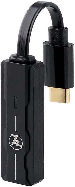 Linsoul 7HZ SEVENHERTZ 71 Portable Headphone Amplifier DAC Dongle with AK4377 Chip, High-End OCC Cable, Supports Android 5.1 And Above