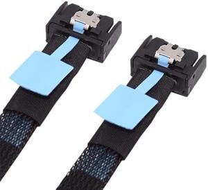 NFHK PCI-E 5.0 Mini Cool Edge IO MCIO PCI-E 4i 38Pin Male to MCIO 4i SFF-TA-1016 Extender Cable 50cm