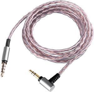 okcsc 3.5mm to 3.5mm Audio Replacement Cable for MDR Headphone 6N Upgrade Cable Monocrystalline Copper Compatible for MDR-1A/MDR-100ABN/MDR-XB950BT/MDR-1ABT Headphones to 3.5mm Player Device