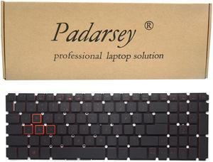 Padarsey Replacement Keyboard with Backlit Compatible for Acer Nitro 5 AN515-31 AN515-41 AN515-42 AN515-51 AN515-52 AN515-53 N16C7 N17C1 Black US Layout