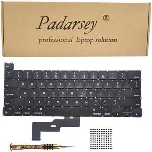Pardarsey Replacement Keyboard Compatible with MacBook Pro 13" A2338 2020 2022 US Layout+Keyboard Screws+Screwdriver