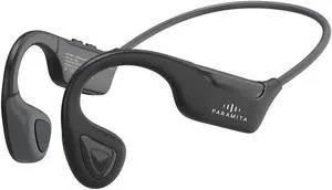 PARAMITA R8,Real Bone Conduction Bluetooth Headphone, Wireless BT5.3, IPX6 Waterproof, Sports Headset with Mic, for Workouts Running Driving