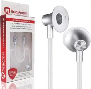 RadiArmor EMF Free Pod Style Air-Tube Headphones - Reduce RF to Neglible Levels