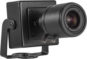 Revotech Zoom Mini POE IP Camera, HD 3MP Indoor Security Camera 6-22mm Manual Zoom Lens P2P Remote View CCTV Video Cam H.265/H.264 (I712-2-P Black)