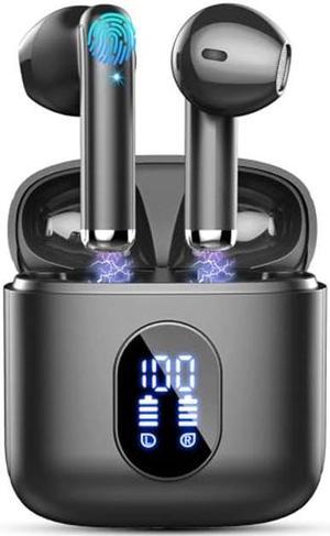 Wireless Earbuds Bluetooth 5.3 Earbuds Hi-Fi Stereo, 2024 Ear Buds with 4 ENC Mics, 3g Mini Bluetooth Headphones in Ear, 30H USB-C LED Charging Case, IP7 Waterproof Wireless Earphones for Android iOS