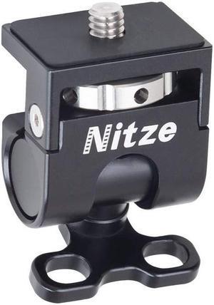 Nitze Field Monitor Mount with 1/4" Screws, Swivel and Tilt Adjustable Low Profile Monitor Holder - N54-F3