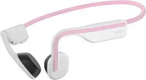 SHOKZ (AfterShokz OpenMove - Open-Ear Bluetooth Sport Headphones - Bone Conduction Wireless Earphones - Sweatproof for Running and Workouts, with Sticker Pack