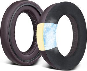 SOULWIT Ear Pads for Sennheiser HD599/HD598/SE/CS/SR/HD595/HD569/HD560S/HD558/HD518/Game Zero/G4ME Zero, Earpads Cushions for PC37X/PC38X/PC350/PXC350/PXE350/PC360/HD380- HD598 CG Dark Coffee