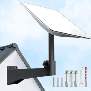 Tionzion Starlink Mounting Kit, Heavy Duty Starlink Long Wall Mount, Starlink Roof Mount, Starlink Pole Mount (Eave Wall Mount)