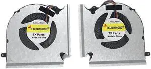 TXLIMINHONG New CPU and GPU Cooling Fan for MSI GE66 GP66 GL66 10SGS 10SFS 10SF 10UH 10UG 10UE 11UH 11UG 11UE 11UG PABD08008SH N453 N454 E330800930MC200K E330401690MC200K DC5V 1.0A