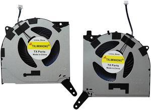 TXLIMINHONG New Compatible CPU and GPU Cooling Fan for Lenovo Y7000P IAH7/R7000P ARH7 2022 Series DFSCL12E06486Q FPN6 DFSCL12E16486Q FPN7 DC12V 1A Fan
