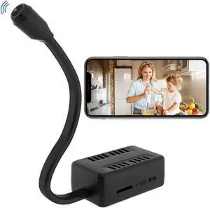 Vbestlife Mini WiFi Camera with Snake Lens, Security Wireless Camera for Indoor Outdoor HD 1080P Video Recorder, Al Motion Monitoring, Smart Encoding, 10m Hotspot Distance, Video Playback