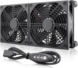 Wathai High Airflow Router Cooling Fan for Computer Cooler TV Small Box DC 5V USB Power 120mm 240mm Fan with Multi Speed Controller
