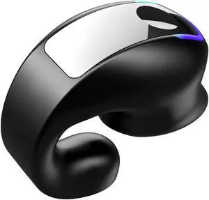 Wiykasenbos Open Ear Headphone Bluetooth Open Ear Earbuds air Conduction Headphones Clip on Earbuds with Charging case for Running Workout Headphone Ear Clip Headphones