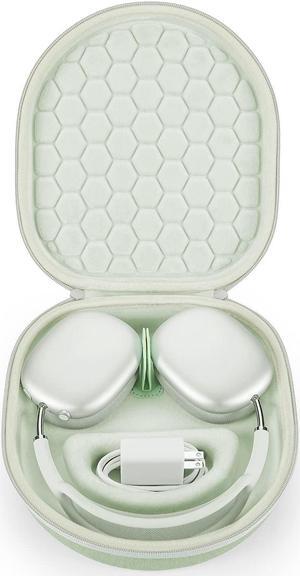 Yinke Smart Case for Apple AirPods Max Supports Sleep Mode, Hard Organizer Portable Carry Travel Cover Storage Bag
