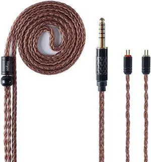 YINYOO Earphone Replacement Cable 16 Cores Single Crystal Copper Cable Earphone Cable for kz zst zs10-pro zsn-pro-x edx-pro zs10-pro-x dqs cca cra c10 c12(2pins, 4.4mm jack)