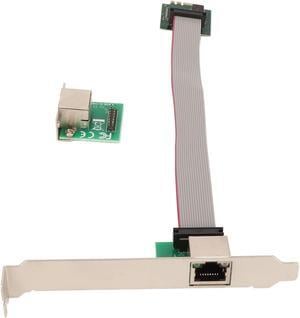 Gigabit Ethernet Server Network Adapter, M.2 A E I210AT Gigabit Server Network Card, 10/100/1000Mbps RJ45 Single Port Ethernet Card NIC for Windows, Windows Server, Linux