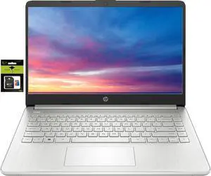 HP 14" Laptop Stream Ultral Light for Students and Business, Quad-core Intel Celeron Processor, 8GB RAM, 256GB Storage (128GB eMMC+128GB SD Card), 1 Year Office 365, HDMI, Win 11