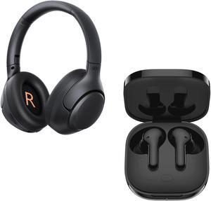 QCY H3 ANC Headphones Black + T13 Wireless Earbuds Black