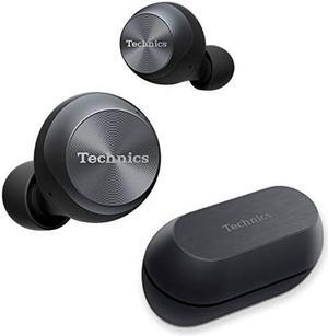 Technics True Wireless Earbuds, Bluetooth Earbuds, Dual Hybrid Technology, Hi-Fi Sound, Compact Design, Alexa Compatible, (EAH-AZ70W-K), Black