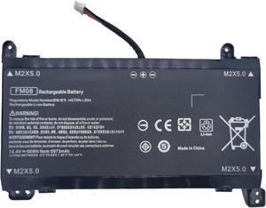 NBULBL FM08 Laptop Replacement Battery for HP Omen 17-AN000 17-AN013TX AN014TX AN014NG AN012DX AN001CA Series HQ-TRE TPN-Q195 922752-421 HSTNN-LB8B HSTNN-LB8A 14.4V 86Wh (16-PIN Connector)