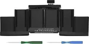 HBFVG A1417 Replacement Battery for Apple MacBook Pro 15" A1398 2012 2013 Retina MC975LL/A ME665LL/A ME664LL/A MC976LL/A MD831LL/A with Tools(10.95V 95Wh)