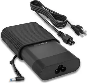 Slim 135W 19.5V 6.9A AC Adapter Laptop Charger Blue Tip Replacement for HP Pavilion, Envy, Spectre x360, Omen, ZBook,Notebook 14 15 17,Elitebook 840 G5 Power Cord/Power Supply