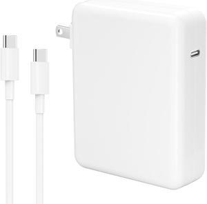 Mac Book Pro Charger - 160W USB C Fast Charger Power Adapter Compatible with New MacBook Air 13 Inch & MacBook Pro 16, 15, 14, 13 Inch 2021 2020 2019 2018, 6.6ft USB C to C Charge Cable