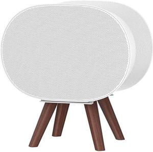 Wooden Table Stand for Sonos Era 300 Space Saving Desktop Speaker Stand Compatible with Sonos Era 300 Desk Stand Holder for Decorations, White