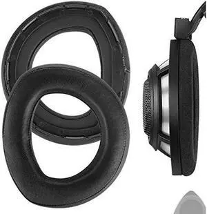 Geekria Elite Sheepskin Replacement Ear Pads for Sennheiser HD800 Headphones Ear Cushions, Headset Earpads, Ear Cups Cover Repair Parts (Black)